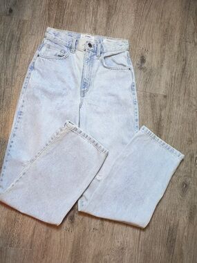 Cotton On Light Blue Straight Leg Jeans